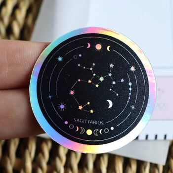 Holographic Star Sign Constellation Sticker, 4 of 5