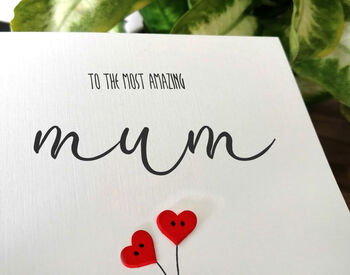 Personalised Birthday Card For Special Mum, Handmade Card For Her, 3 of 3