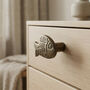 Vintage Brass Fish Cabinet Knob, thumbnail 6 of 8