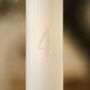 Set Of Four Numbered One To Four White Advent Candles, thumbnail 3 of 3
