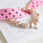 Personalised New Baby Girl Bracelet And Poem, thumbnail 5 of 9