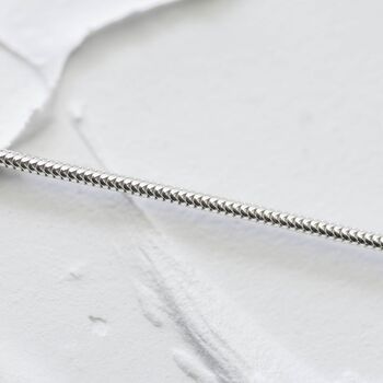 Sterling Silver Snake Chain For Women Or Men, 3 of 6