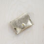 Bridal Jewellery Pouch In Cream, Pearl, Silver And Gold, thumbnail 8 of 9