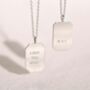 Sterling Silver Engravable 'Love You More' Pendant, thumbnail 1 of 3