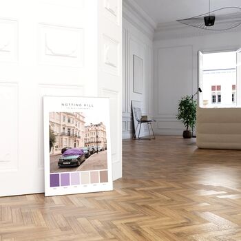 Stanley Crescent, Notting Hill, Colour Palette Print, 2 of 3