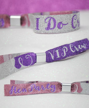 I Do Crew Hen Party Wristbands, 4 of 7