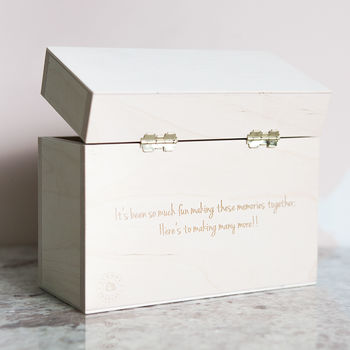 Personalised Couples Anniversary Box, 3 of 7