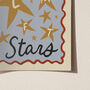 Our Lucky Stars Personalised Family Initials Print, thumbnail 9 of 10