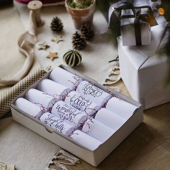 Luxury Fill Your Own Christmas Cracker Set, 4 of 4