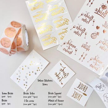 Personalised My Wedding Planner Pen And Sticker Set, 5 of 12