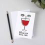 'Whine Less Wine More' Card, thumbnail 1 of 3