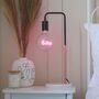 Babe Text Light Bulb And Table Lamp, thumbnail 2 of 4