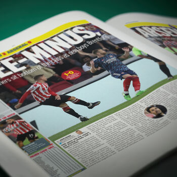 Brentford Fc Personalised Football Gift The Bees Newspaper History Book, 6 of 12
