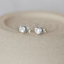 Sterling Silver Nugget Studs, thumbnail 1 of 8