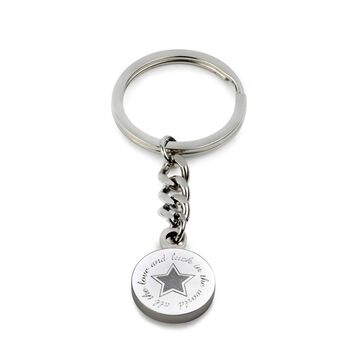 Personalised Keyring For Luck And Love, 2 of 3