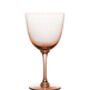 A Set Of Four Rose Wine Glasses With Stars Design, thumbnail 2 of 2