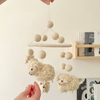 Handmade Felt Baby Cot Mobiles Baby Room Decor, 6 of 12