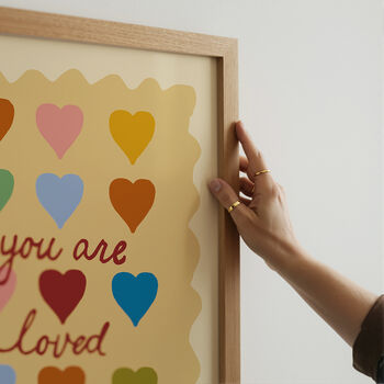 You Are Loved Nursery Print, 9 of 12