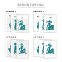Set Of Three Figure Silhouette Art Prints For Home, thumbnail 2 of 7