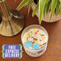 Personalised Birthday Cake Sprinkles Scented Candle, thumbnail 1 of 11