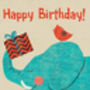 Elephant Happy Birthday Card, thumbnail 2 of 2