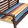 Pixel Stripes Water Resistant Garden Bench Seat Pad, thumbnail 3 of 5