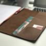 Leather Notebook Document Cover, thumbnail 5 of 5
