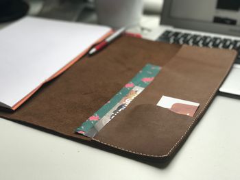 Leather Notebook Document Cover, 5 of 5
