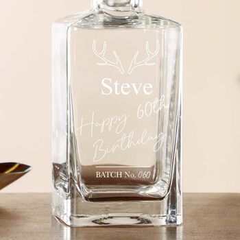 Personalised Milestone Birthday Gin Gift Set For Him, 4 of 5