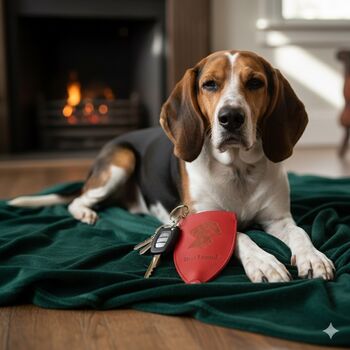 Personalised Dog Lover Key Holder Gift Engraved Name, 7 of 12