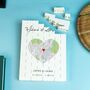 Where We Met Lego® Brick Custom Map Print. Personalised First Date Anniversary Valentine's Keepsake, thumbnail 1 of 6