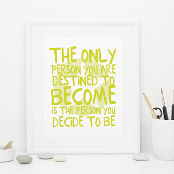 Motivational Quote Print, 6 of 10
