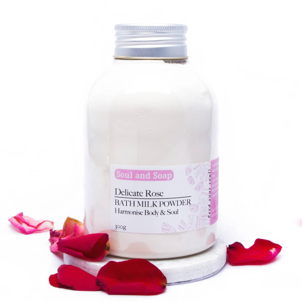 relaxing bath milk powder by soul and soap