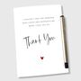 Thank You Card For Love And Support, thumbnail 5 of 7