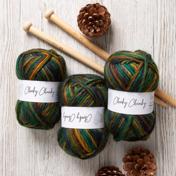Ellie Easy Rainforest Hat Knitting Kit, 6 of 7