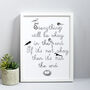 'Everything Will Be Okay' Print, thumbnail 1 of 6