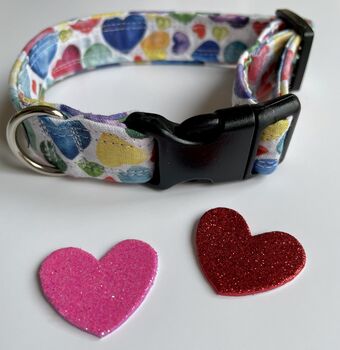 Valentines Heart Dog Collar, 2 of 2