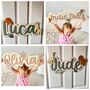 Large Wooden Name Sign For Kids Bedroom Personalised, thumbnail 4 of 12