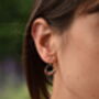 Dainty Gemstone Dangle Earrings, thumbnail 5 of 9