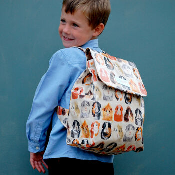All The Breeds Guinea Pig Children's Back Pack, 2 of 4