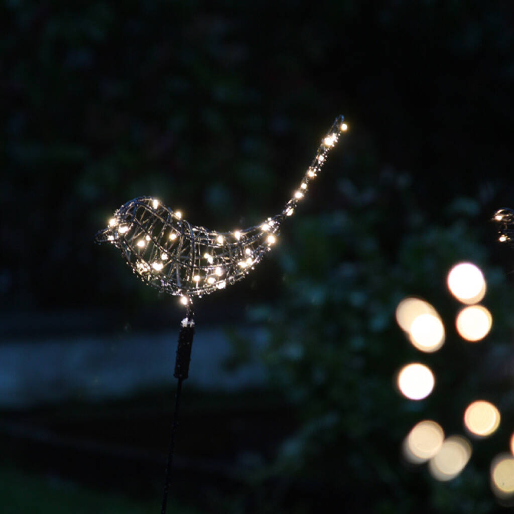 solar powered robin stake light