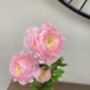 Pale Pink Artificial Silk Ranunculus Mothers Day Gift, thumbnail 3 of 6