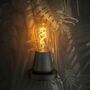 Black Wood Rechargeable Cordless LED Table Lamp, thumbnail 1 of 4