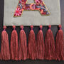 Hand Embroidered Letter Wall Hanging, thumbnail 4 of 9