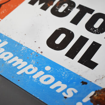 Oilzum Motor Oil Sign, 4 of 4