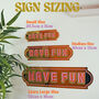 Espresso Mirror Sign Orange, thumbnail 2 of 2