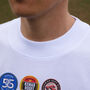 Rangers Football Beer Mats Oversized T Shirt, thumbnail 10 of 10