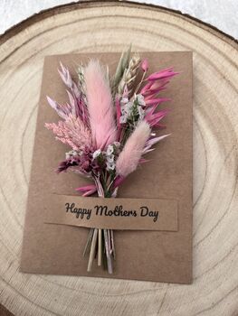 Happy Mothers Day Dried Flower Card, 6 of 6
