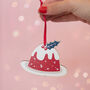 Wooden Christmas Pudding Decoration, thumbnail 1 of 5
