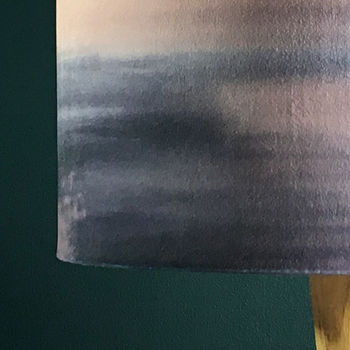 Brushstrokes Lampshade In Navy And Pink, 3 of 5